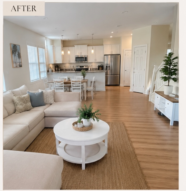 Coastal Living Room - After
