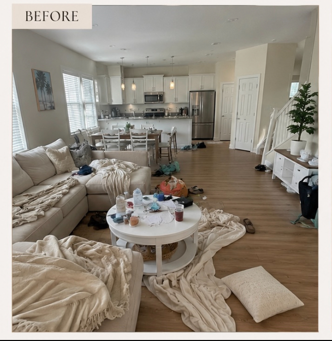 Coastal Living Room - Before